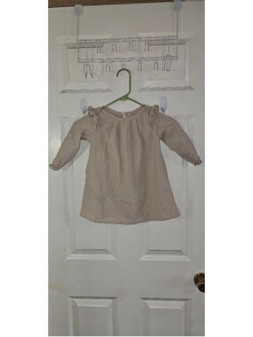 Unbranded Girls Casual Dress 12 Months Beige